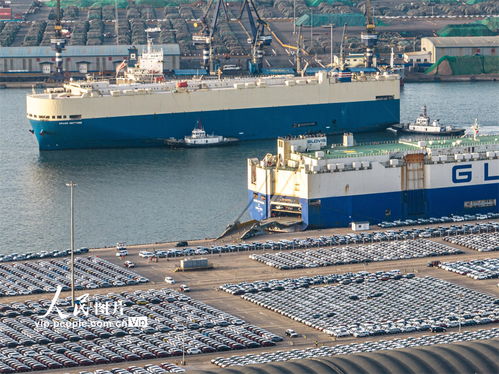 山東煙臺 車輛排隊出海，海洋工程裝備研發(fā)駛?cè)肟燔嚨?>
</div>
<div   id=